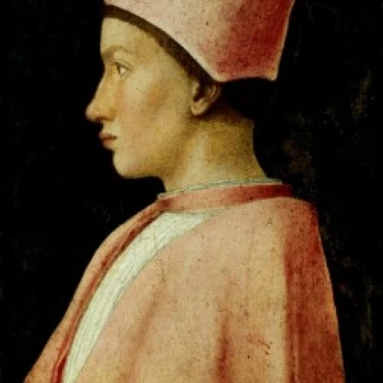 Портрет Francesco Gonzaga Andrea Mantegna (1431 1506/Italian) каподиммонте галерея Неаполь плакат печать