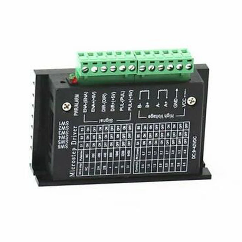 Драйвер шагового двигателя TB6600 4A Nema 23 34 42/57/86 Nema17 DC9 40V|Детали и аксессуары для