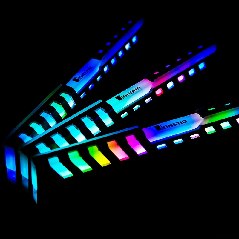 Jonsbo Nc 2 шт. Настольный теплоотвод ОЗУ кулер оболочки Rgb 256 Цвет Автоматическая
