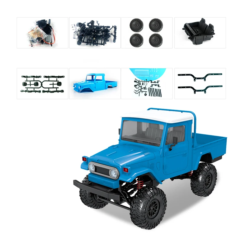 Модель Fj45 Rtr 1/12 2 4G 4Wd Радиоуправляемая машина и светодиодная подсветка гусеничный