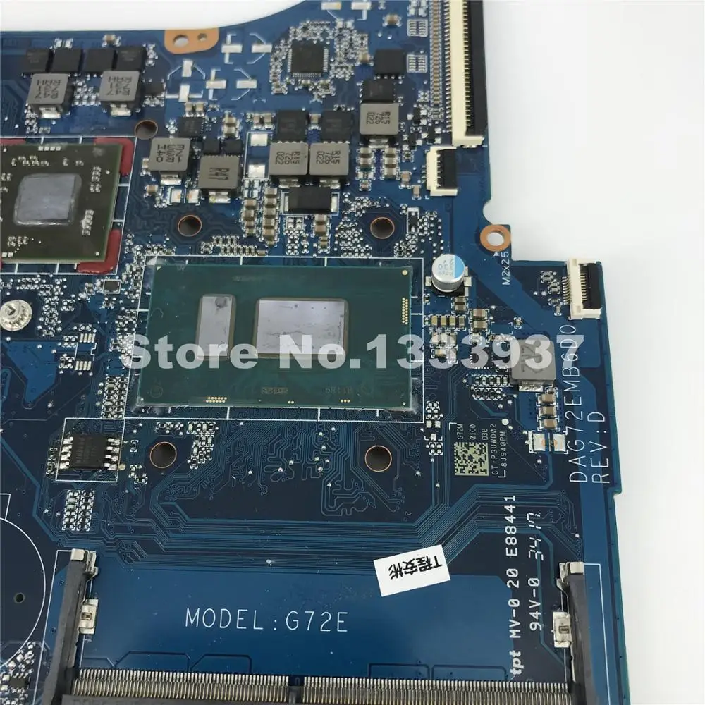 

G72E DAG72EMB6D0 Laptop motherboard For HP Laptop 14-BP 14-bp038TX mainboard Notebook PC I5-8250U SR3LA