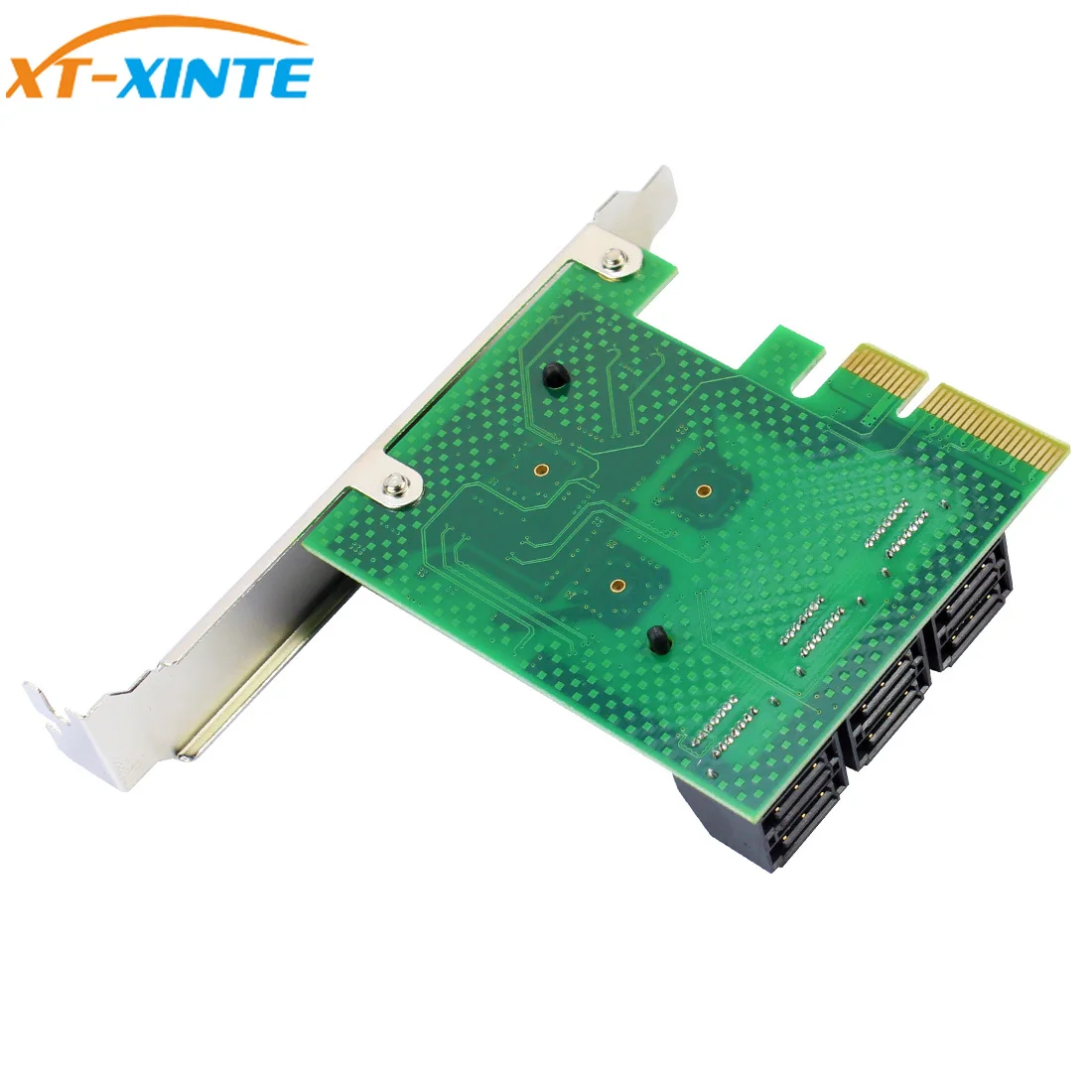 Адаптер для расширения PCI E Express на 6 портов SATA3.0 SATA 3 III Гбит/с низкопрофильный