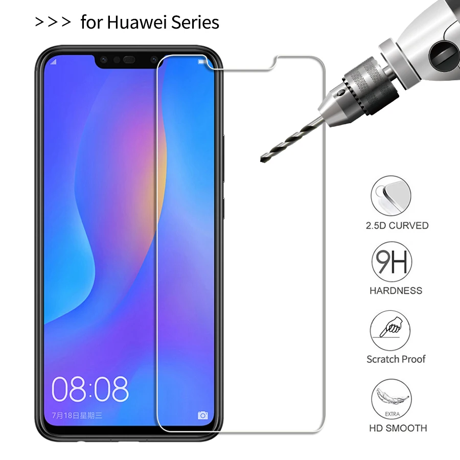 Ультратонкое закаленное стекло для Huawei P Smart Plus Mate20 Lite Mate 20 pro P20 Pro Nova 3 Honor play 10 HD