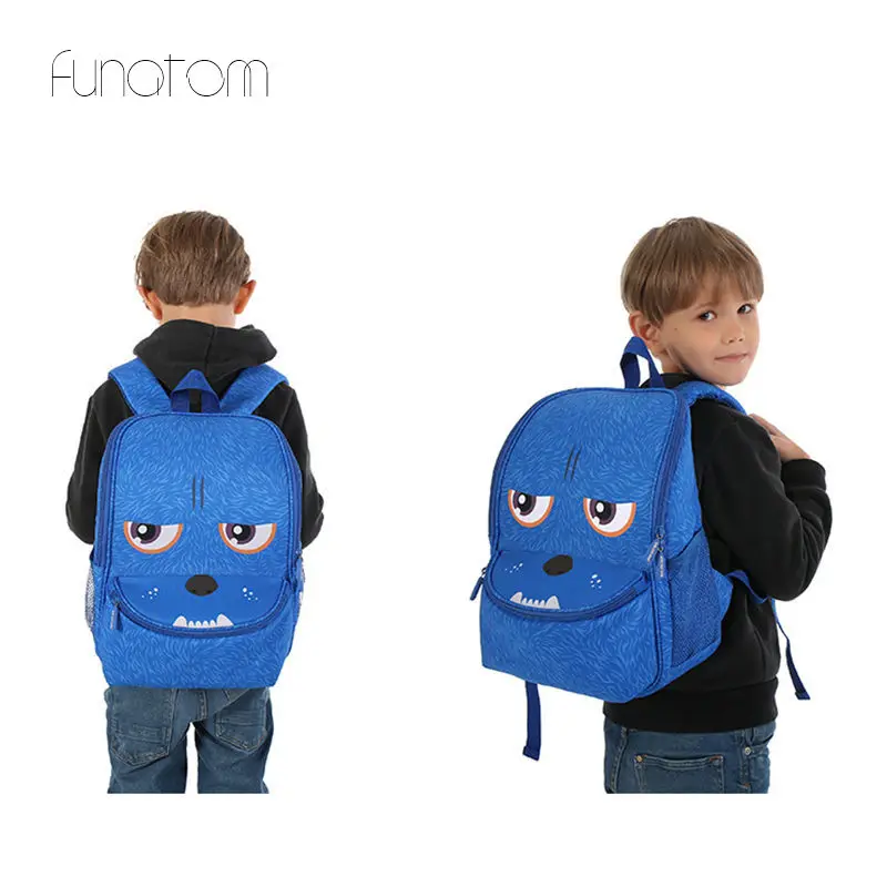 Детские милые школьные сумки в виде динозавра акулы крокодила единорога Mochila