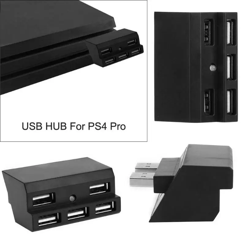 Для Playstation 4 PS4 Pro игра 5 портов USB 2 0 концентратор Расширение высокоскоростной