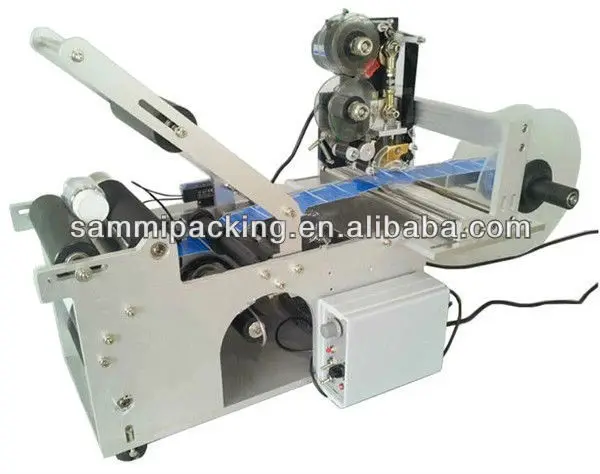 

Newest MT-50D semi-automatic round bottle labeling machine withe date coder