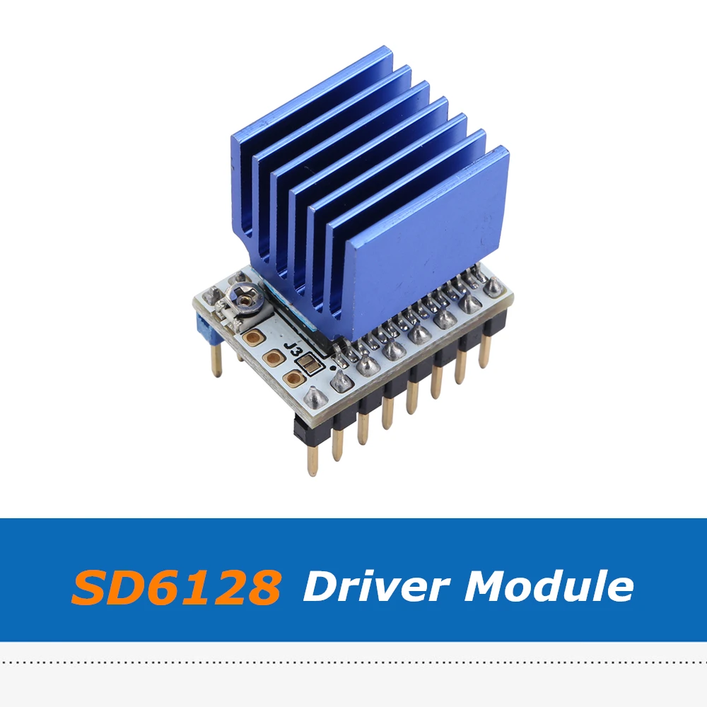 Детали для 3D-принтера 128 Microstep SD6128 V1.1 Stepstick модуль драйвера шагового двигателя с