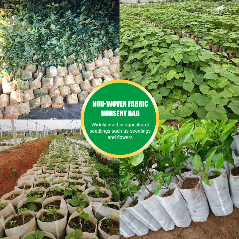 Биоразлагаемые нетканые мешки для питомника тканевые выращивания растений