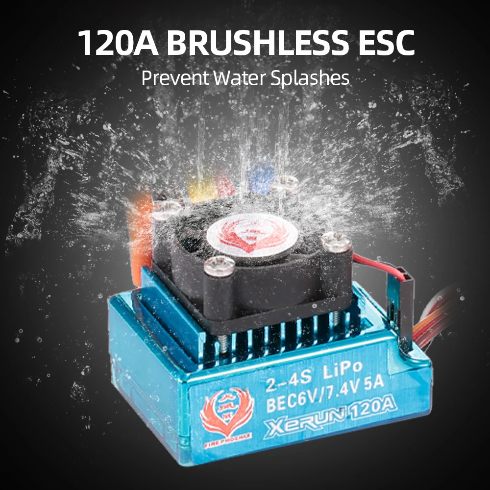 BEC XT60 разъем 120A бесщеточный Электрический регулятор скорости ESC для