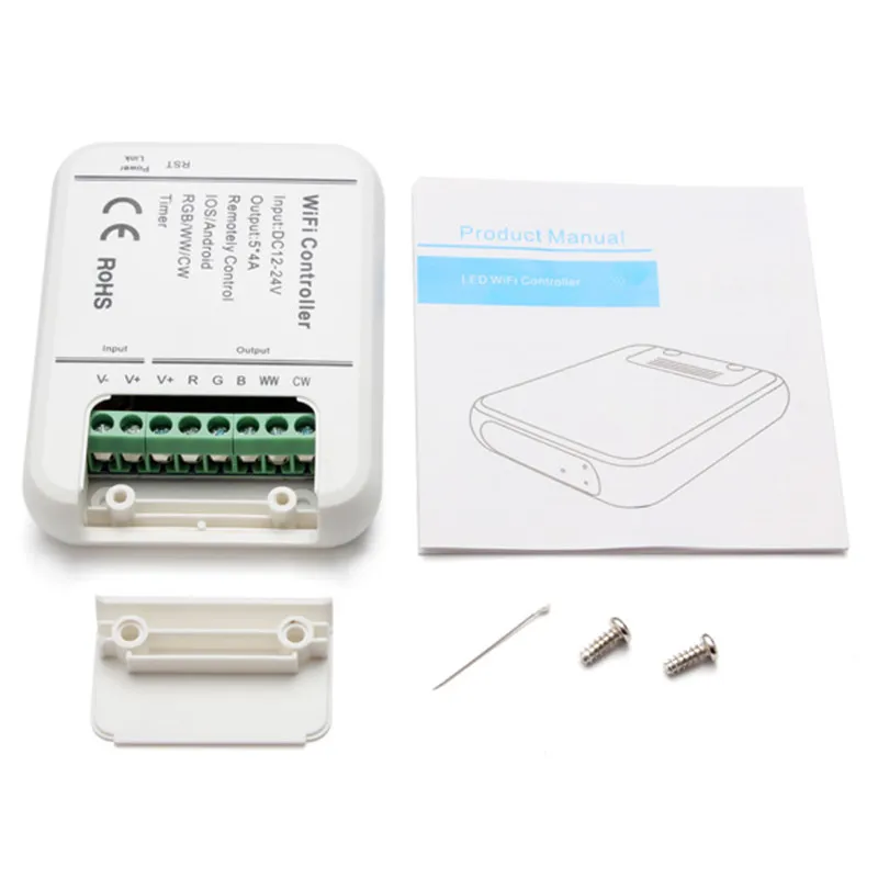 ARILUX AL LC06 светодиодный WI FI контроллер для смартфонов дальний 5 Каналы DC12 24V RGBWW