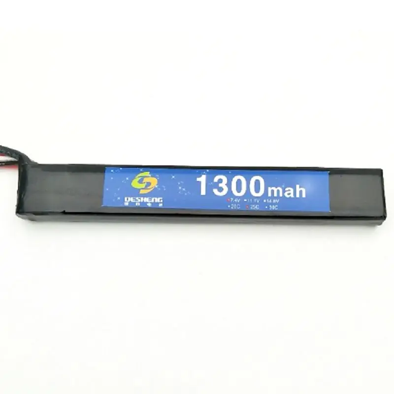 Аккумулятор для реплики AEG 7 4 V 1300 MAH LI-PO типа перезаряжаемая палка 18568 страйкбола |