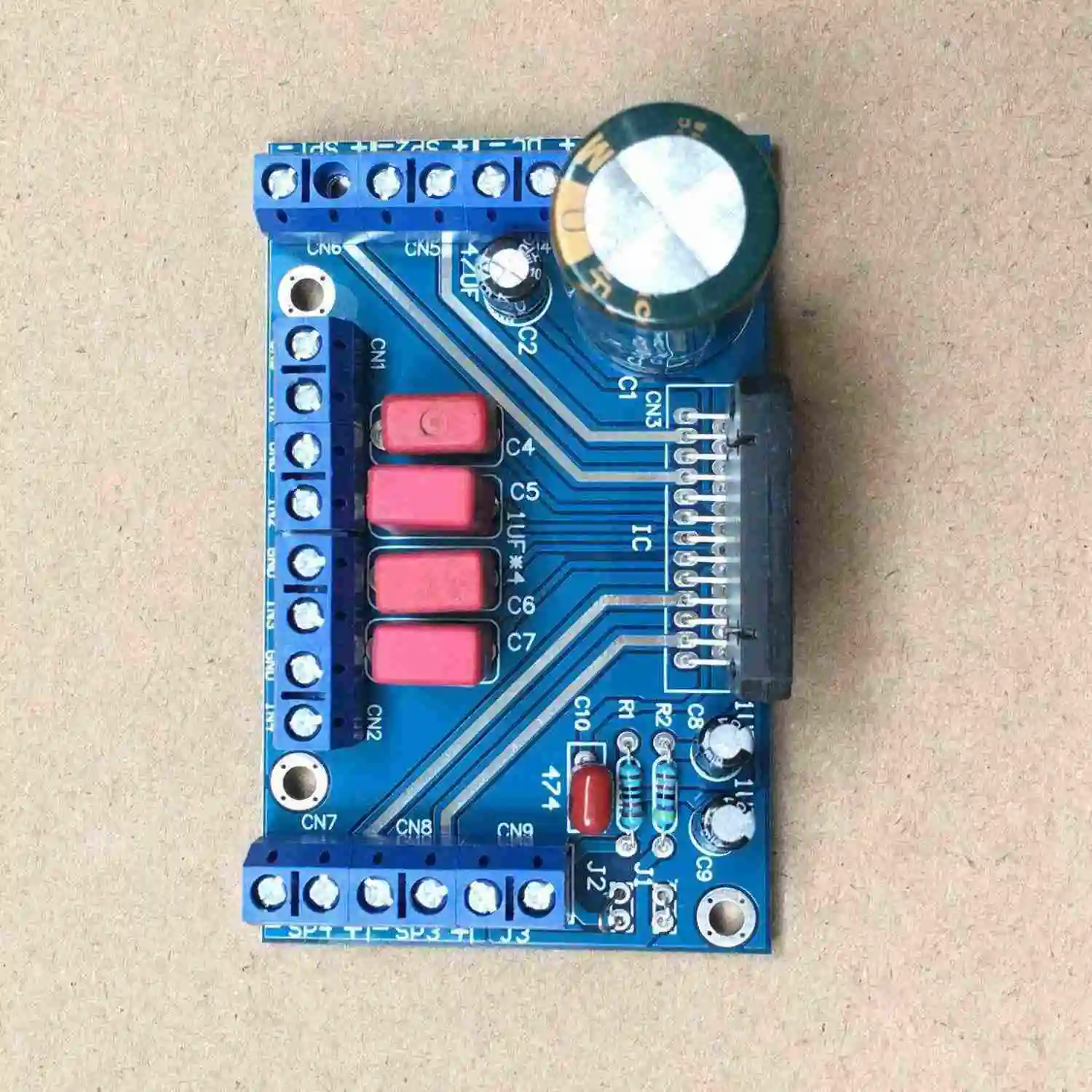 DC 12V TDA7388 четыре канала 4x41 W Аудио Усилитель мощности доска BTL PC Автомобильный