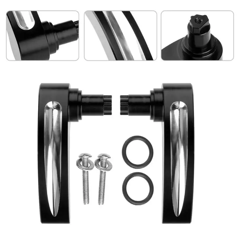 1 пара черный цинковый сплав Гонки седла крышка спасатели для Harley Street Glide