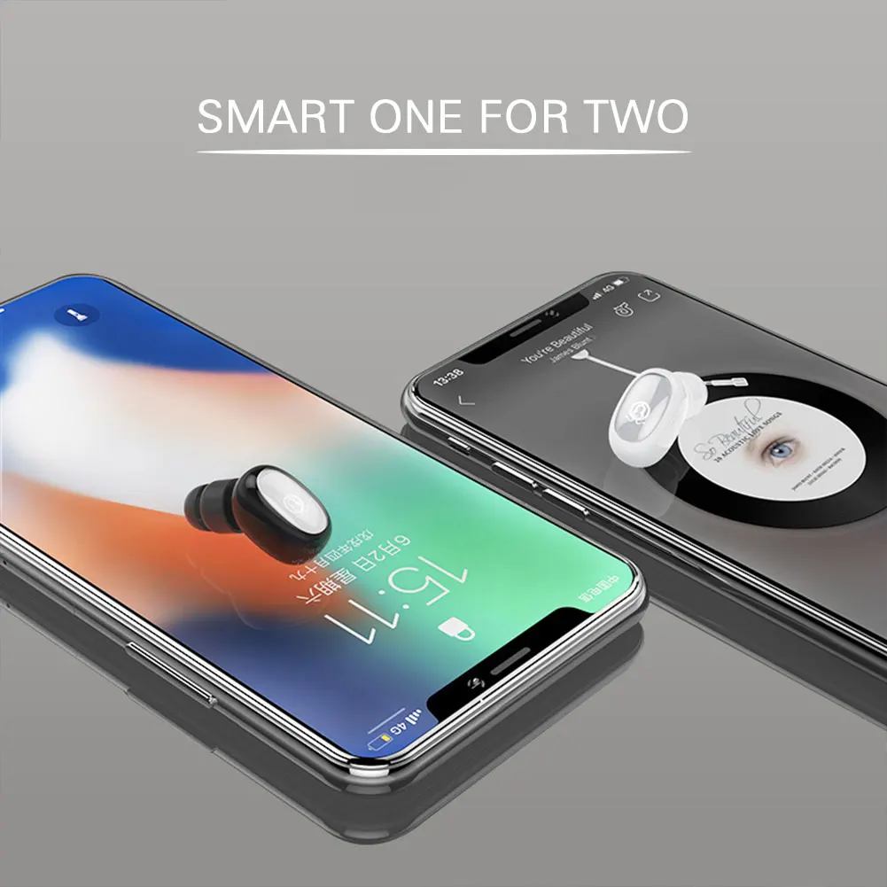 Мини Hands Free наушники с зарядным устройством 2 4 ГГц Беспроводной Bluetooth V4.1 гарнитура