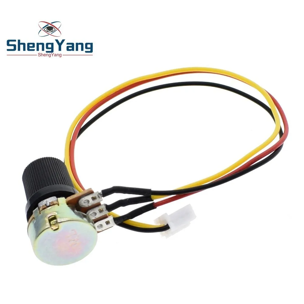 ShengYang 1 шт. WH148 потенциометр B10K B100K регулятор скорости переключатель управления XH2.54 3P линейная ручка управления