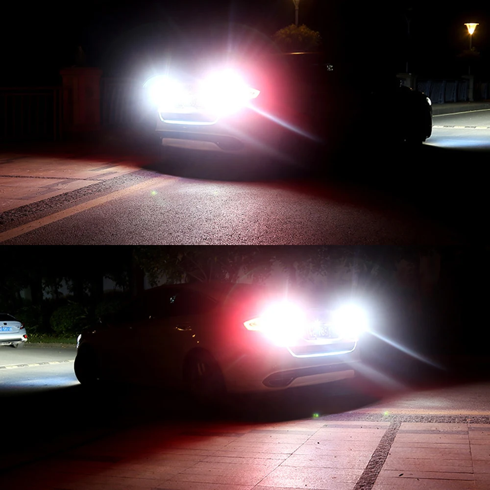 2 шт. 1157 15LED лампа для парковки светильник белый 3014 SMD автомобильный источник