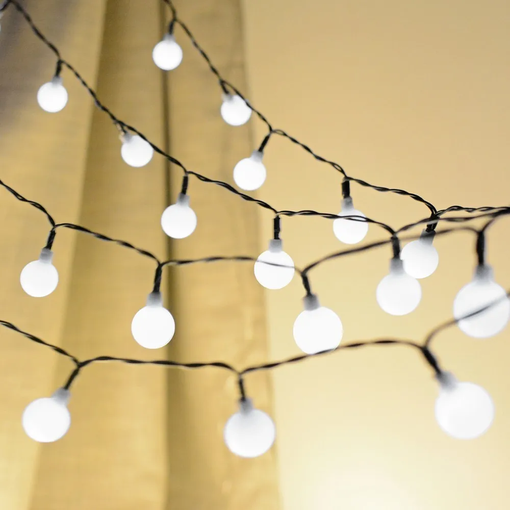 Солнечный Глобусы Гирлянды светодиодные огни многоцветный 50leds мяч party гирлянды