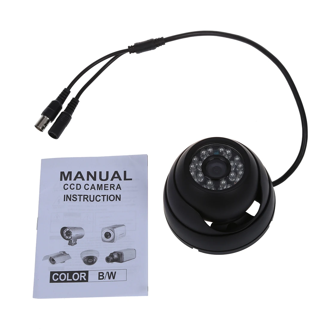 1x 1200TVL CCTV DVR купольная камера безопасности ИК ночного видения