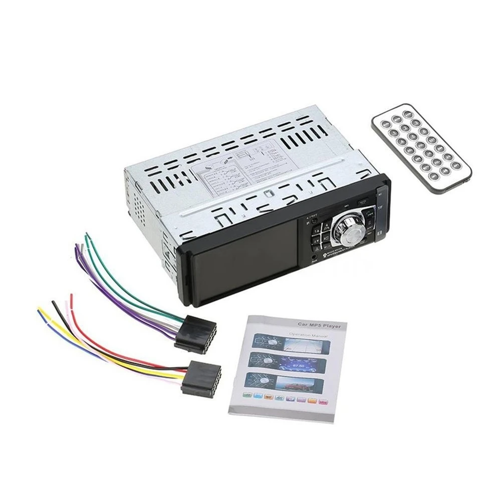 Автомагнитола MP5 4012B 1DIN 4 дюйма HD Bluetooth FM / AUX USB/TF поддержка управления на рулевое