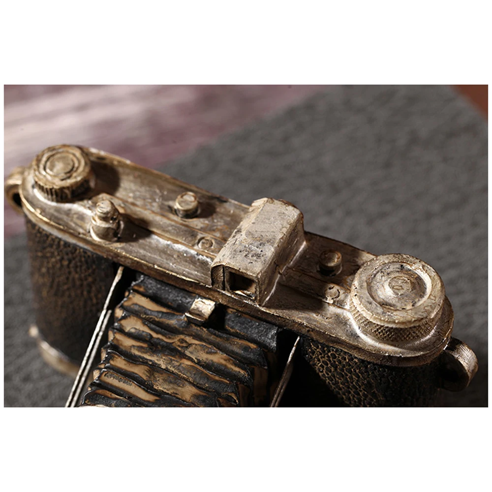 Ретро камера модель смолы мебель украшения дома фигурки миниатюры ремесло бар