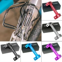 bicycle bottle cage extender double head bottle cage mountain bike cup holder frame double kettle holder water bottle holder