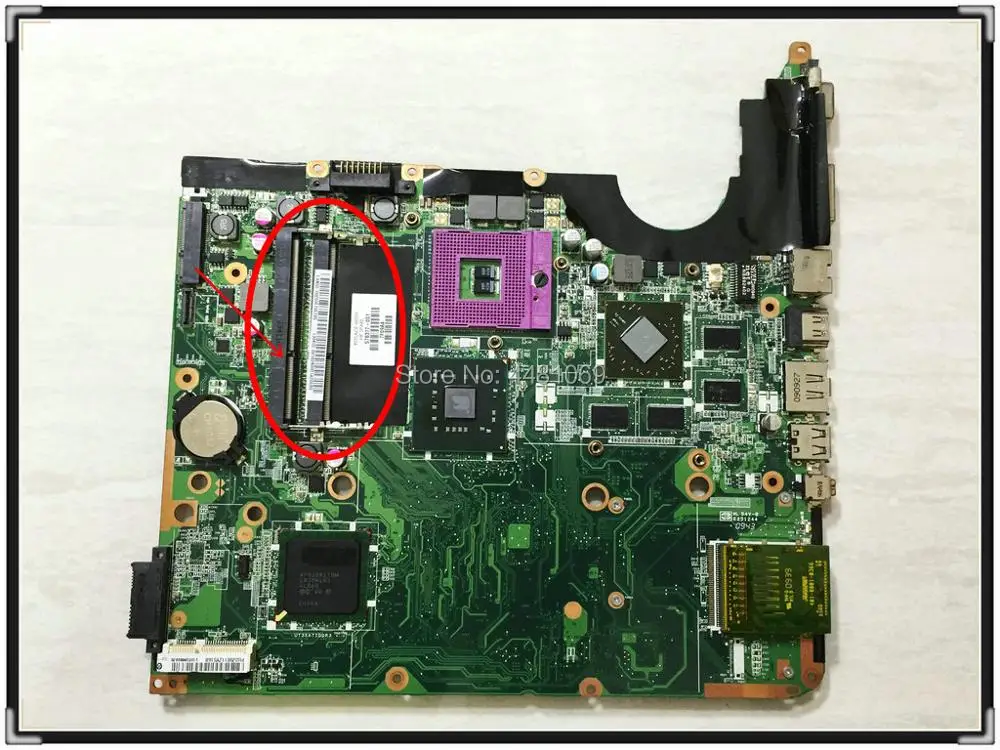 578377 001 для ноутбука HP pavilion DV6 1000 1304TX материнская плата PM45 DDR3 M96/1G чипсет 100%