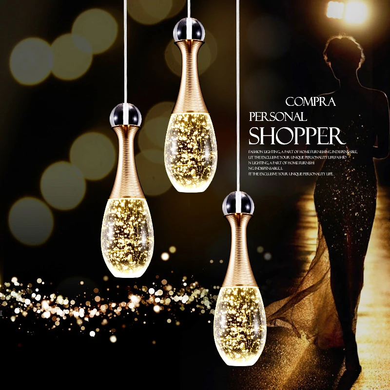 

Modern glass pendant lights crystal led hanging light fixtures led pendant lamp crystal dining room bar living room AC 110v 220v