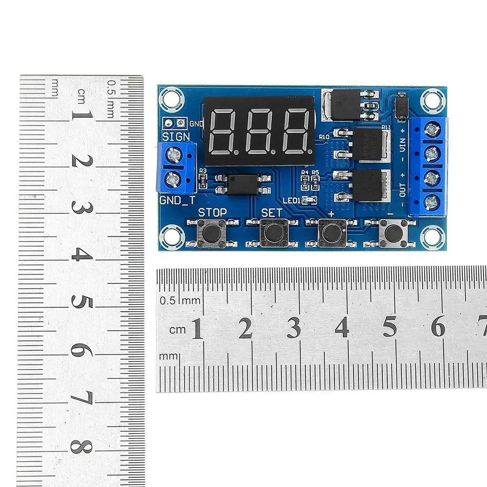 LEORY DC 5V 36V цикл запуска переключатель задержки времени двойной MOS Модуль платы