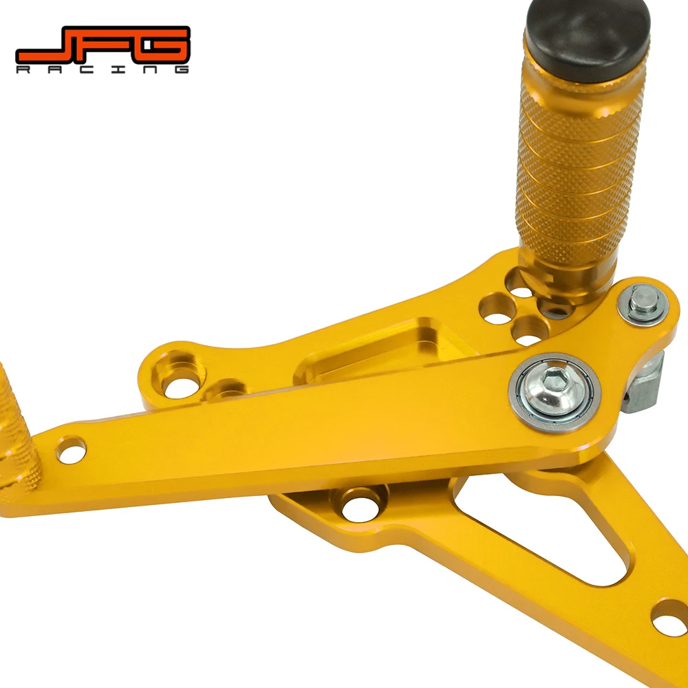 

Motorcycle Aluminum CNC Adjustable Footpegs Foot Pegs Pedals Rest Rearset For SUZUKI K9 GSXR1000 2009 2010 2011 2012 13 14 15 16