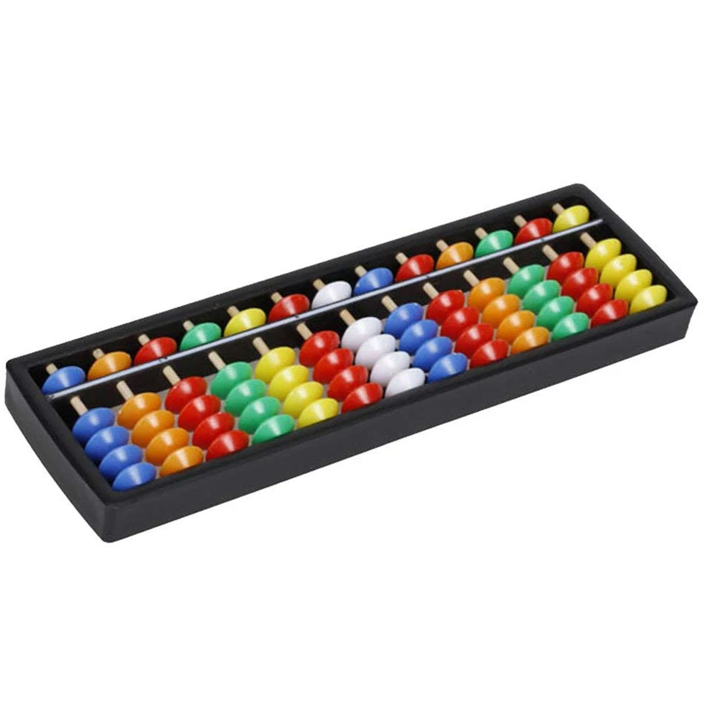 5 шт. пластиковые Abacus 13 стержней традиционный расчетный инструмент