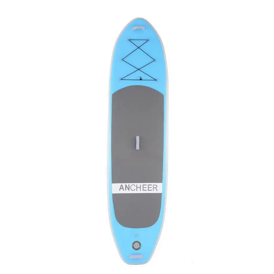 Надувная доска для серфинга с веслом Sup Board набор на каяке 305x81x15 см рюкзаком