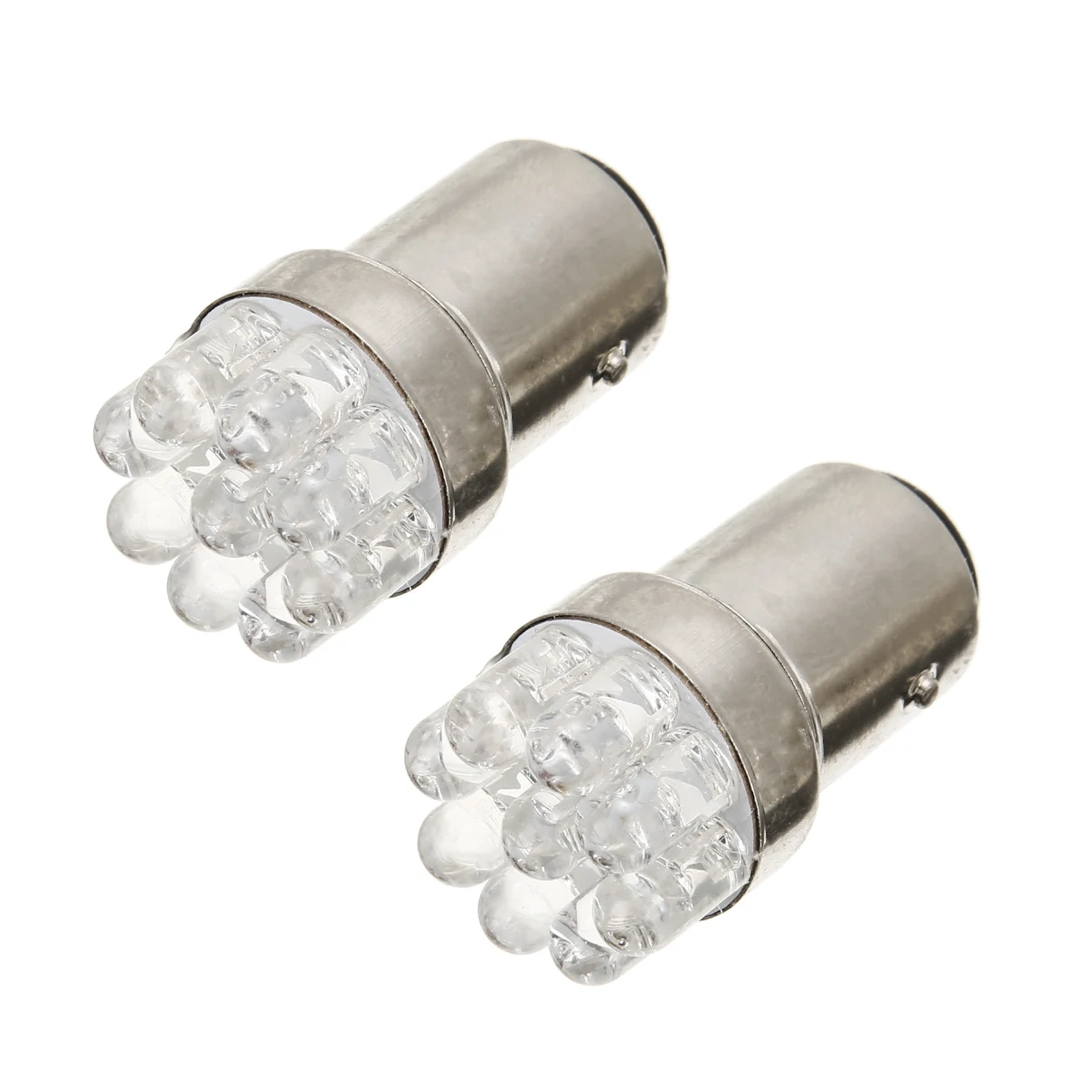

2pcs 12V BA15D 1157 Red LED Brake Lamp Bulbs High Brightness Car Stop Brake Lights for Car Light Source