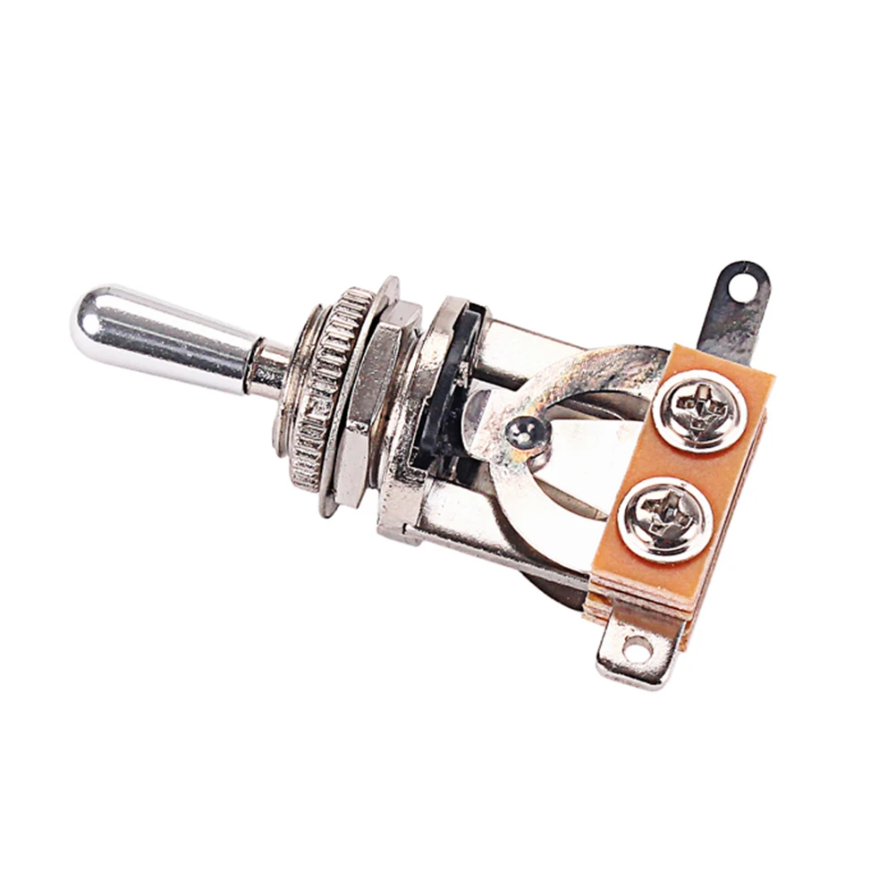GN118 3 Way Toggle Switch Pickup Selector with Silver Tip for LP Electric Guitar | Спорт и развлечения