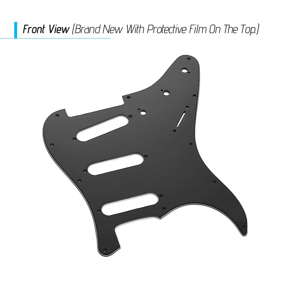 SSS электрогитара Pickguard 3 слойные ПВХ панели левшей для ST электрогитары гитары