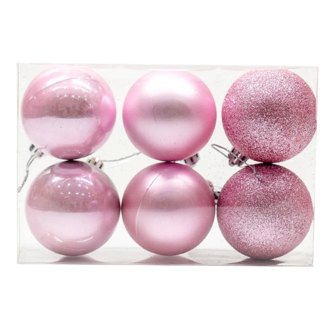 6 Pcs 10 cm Рождественский шар небьющиеся шарики для рождественских елок орнамент