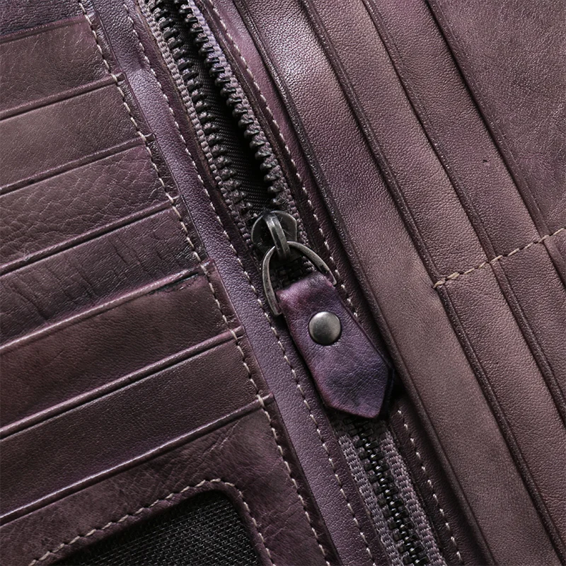 Brand Women Luxury Genuine Cowhide Leather Clutch Bag Rivet Casual Female Big Capacity Cow Long Wallet Bolsas Ladies | Багаж и сумки