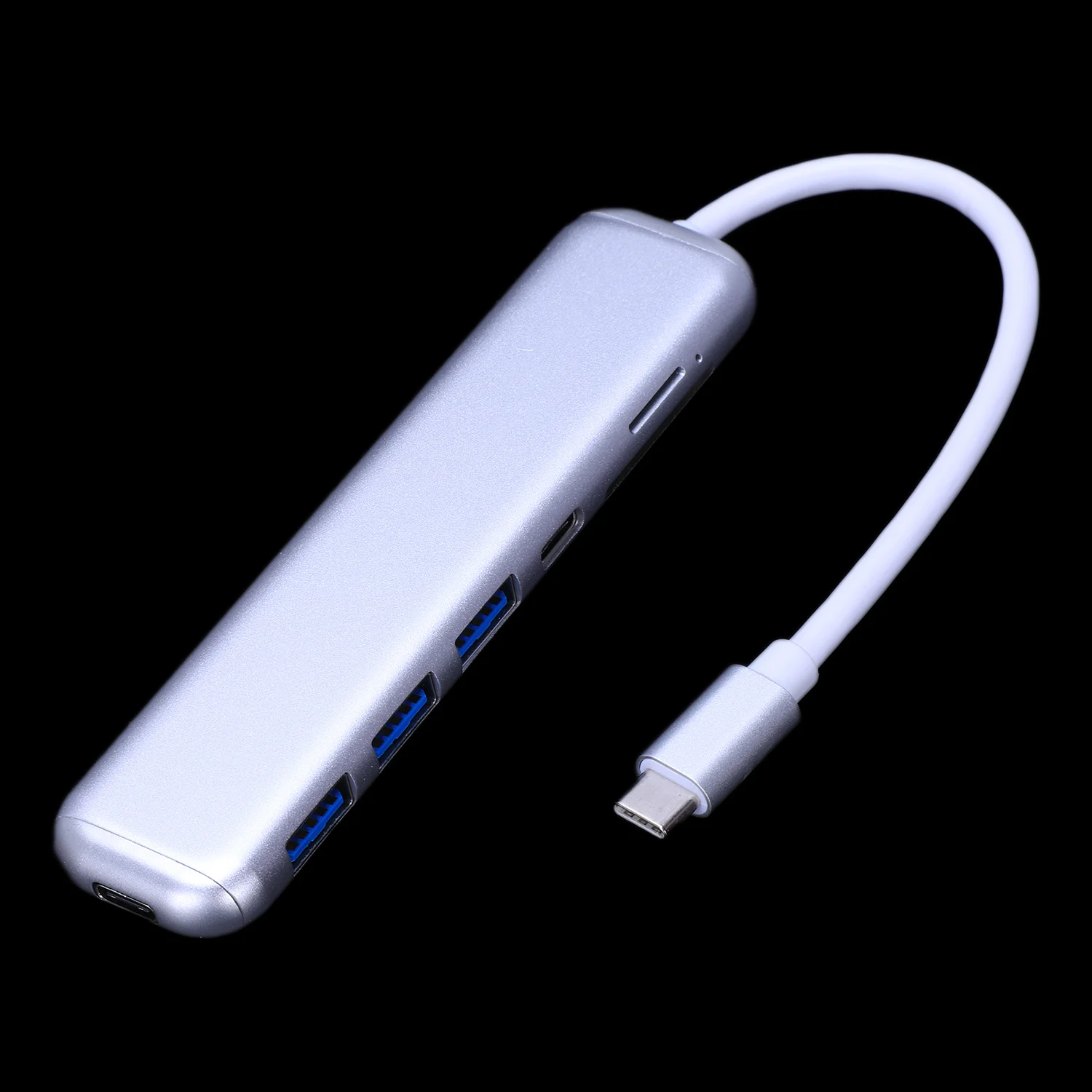 Портативный 7 в 1 Type C Usb 3 0 адаптер из алюминиевого сплава с Pd быстрым зарядным