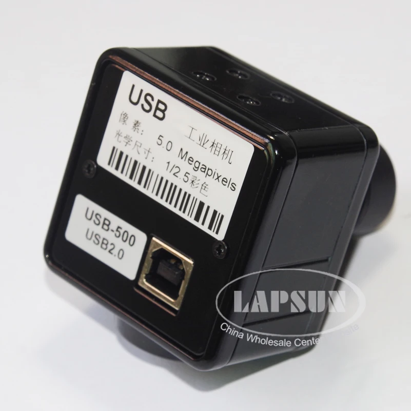 Цифровой окуляр с креплением Lapsun 5 Мп USB микроскоп + 1 адаптер 23 мм 30 для