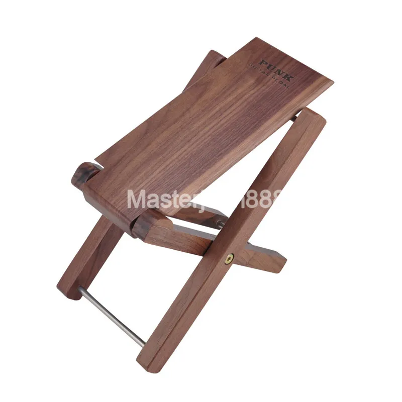 

Classical Guitar Use Wooden Footstool Foot Rest 4 Positions Walnut Mahogany Solid Wood Widen Pedal Free Shipping Wholesales