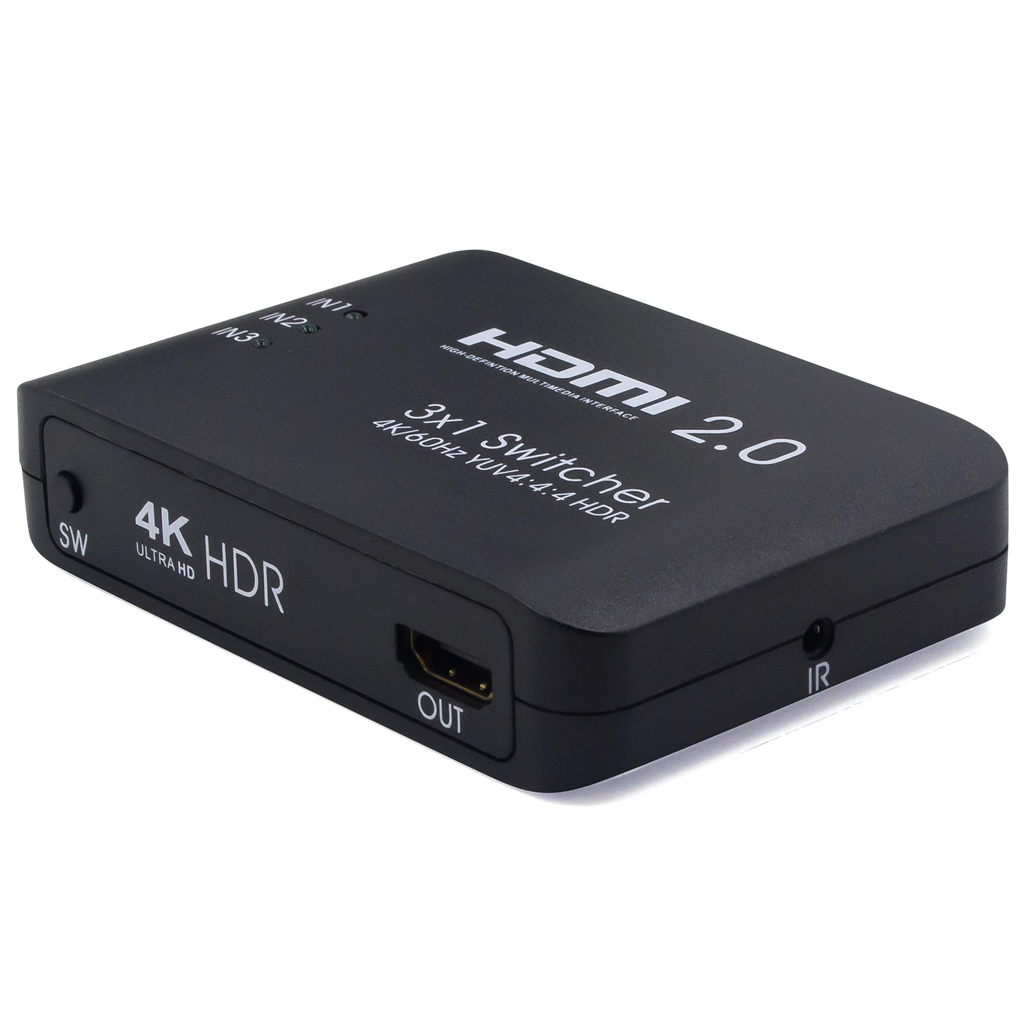 3x1 HDMI переключатель 4K 60Hz 4:4:4 UHD HDR HDCP 2 CEC 18 Гбит/с ультра тонкий | Электроника