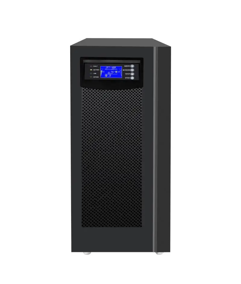 Он лайн 6KVA/4800W UPS источник бесперебойного Питание DC192V встроенный 12V7AH * 16 штук