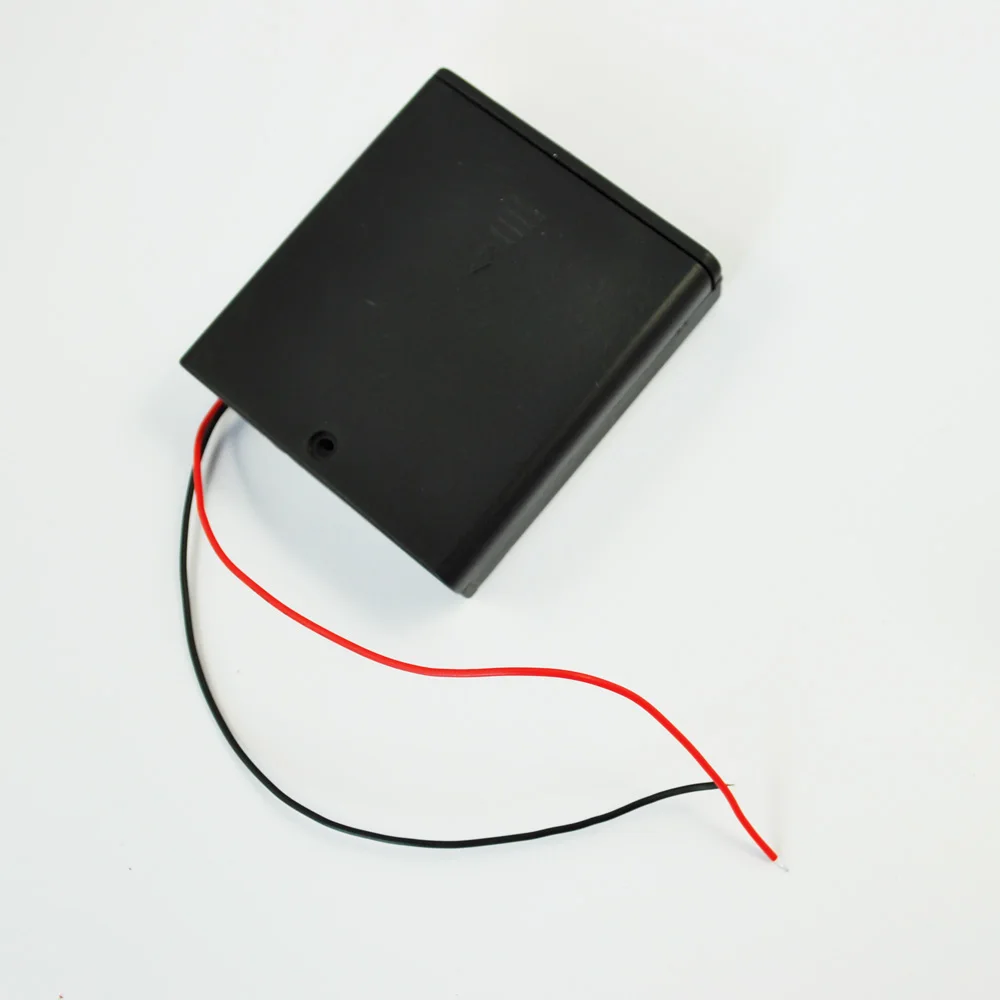 SODIAL (R) пластиковый Переключатель ВКЛ/ВЫКЛ 4x1 5 V корпус держатель для батарей аа w
