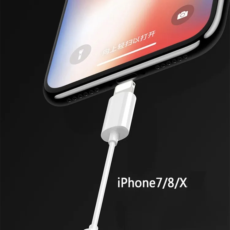 Для iPhone до 3 5 мм Jack адаптер для наушников Lighting Plug Play аудио наушники USB кабель X 7 8 Plus