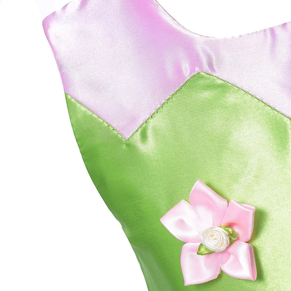 Платье Tinkerbell для девочек одежда детский летний костюм принцессы с колокольчиком