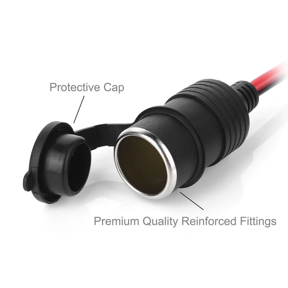 12 В 24 розетка для автомобильного прикуривателя к аккумулятору зажимы типа