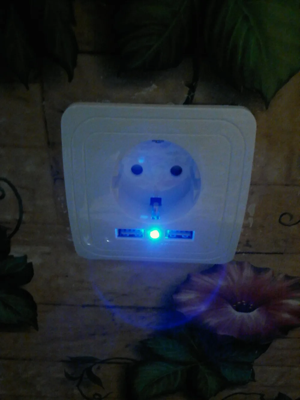 Новинка 2 порта USB AC Розетка штепсельная вилка европейского стандарта безопасные