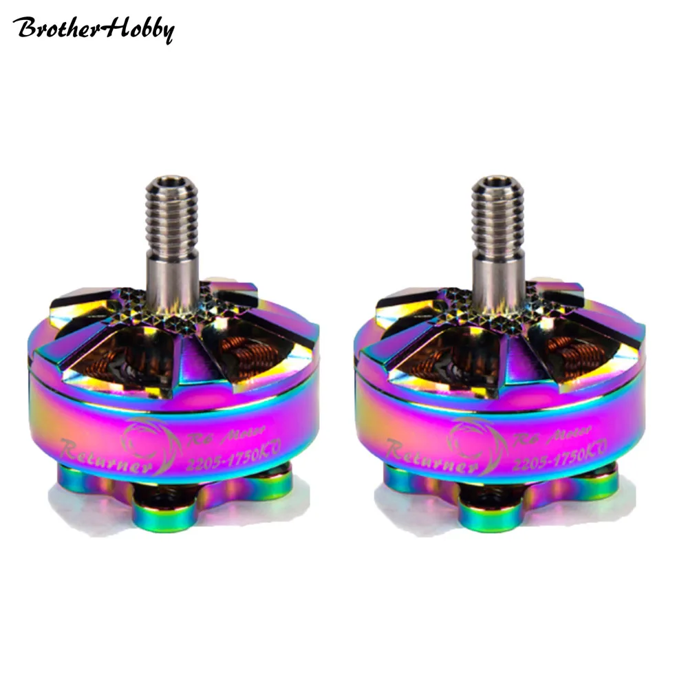 1 шт Brotherhobby Return R6 2205 1750KV 2450KV 2700KV 4-6S бесщеточный двигатель для радиоуправляемого