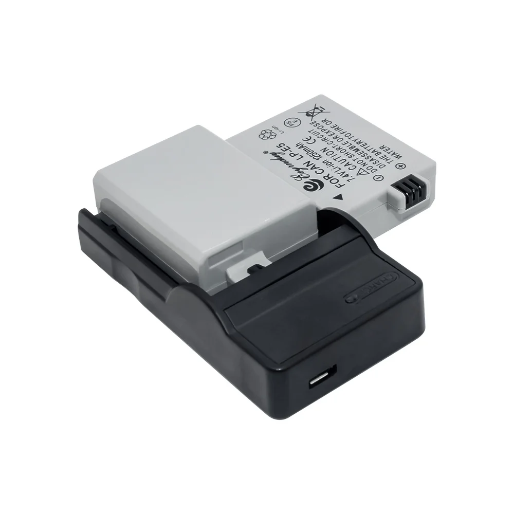 2x LP E5 LPE5 аккумуляторная батарея зарядное устройство набор для Canon EOS 450D 500D 1000D Kiss X3 F