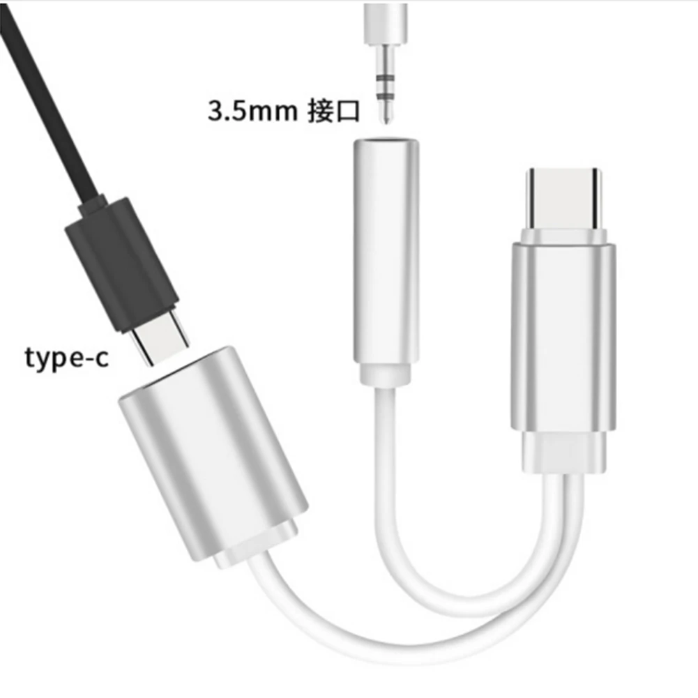 Jetjoy 2 в 1 USB Type C до 3 5 мм стерео разъем для наушников Aux аудио зарядное устройство