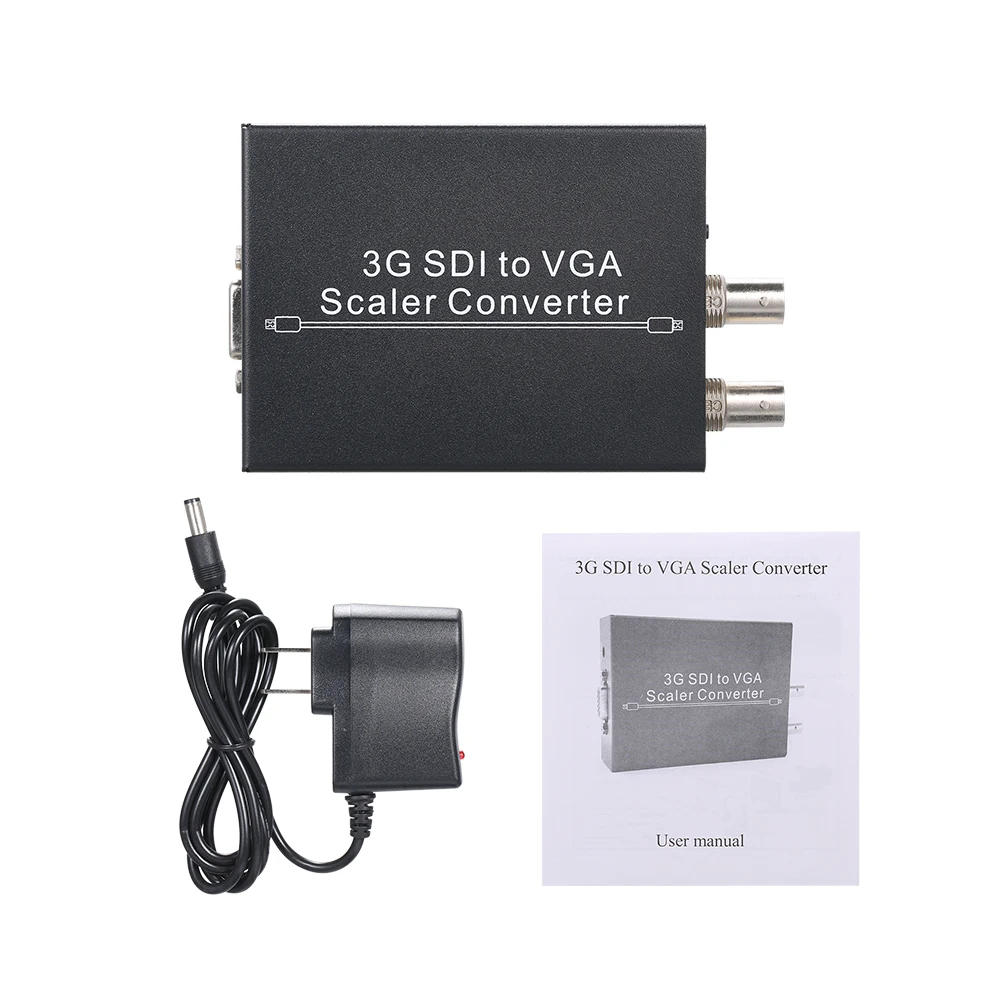 100% Высокое качество 2 970 Гбит/с SDI в VGA Аудио конвертер с 3G сигнала 1080P скалер